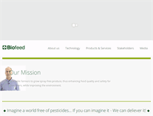 Tablet Screenshot of biofeed.co.il